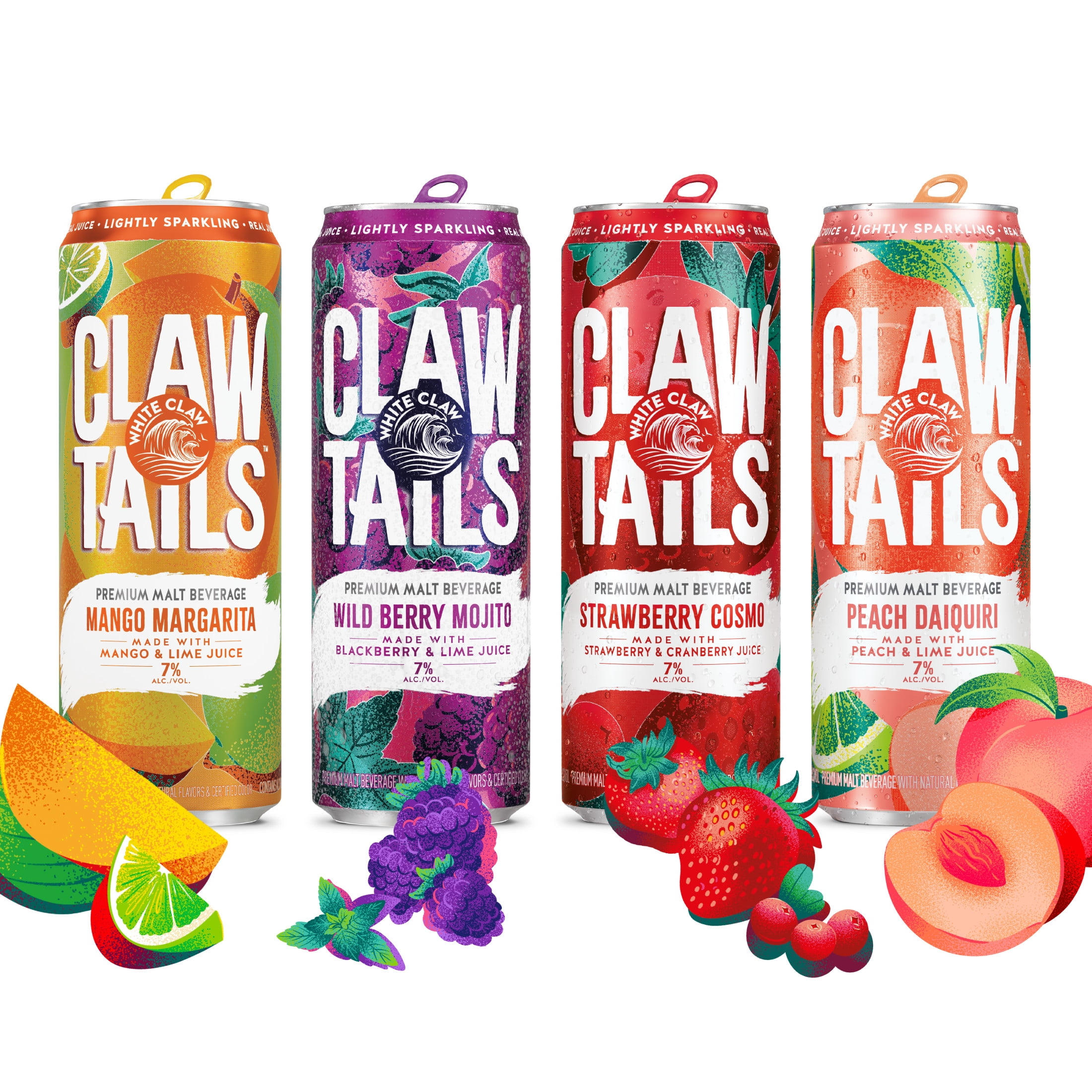 Clawtails by White Claw, Variety 12 Pack, 12 fl oz Cans, 7% ABV