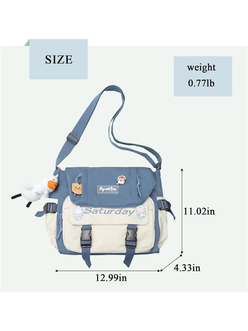 Cute Messenger Bag, Crossbody Bags for Women Kawaii