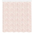thumbnail image 2 of Ambesonne Thanksgiving Shower Curtain, Autumn Leaves Outline, 69"Wx84"L, White Apricot, 2 of 4