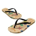 thumbnail image 6 of Psesaysky Stylish Printed Beach Sandals for Women Girls Indoor Outdoor Soft Comfortable Flip-Flops Shower Shoes Size 5-9, 6 of 7