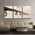thumbnail image 2 of Wall26 3 Piece Canvas Wall Art - Fishing Rod Against the Water Surface - Modern Home Decor Stretched and Framed Ready to Hang - 16"x24"x3 Panels, 2 of 3