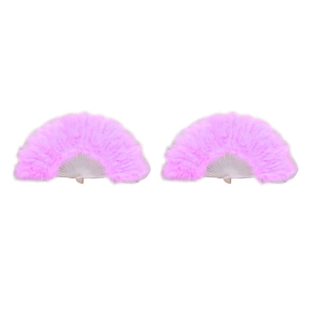 Yuarrent Abanico de plumas Decoración Adorno de fiesta Abanicos decorativos Rendimiento de baile Type5 NO5