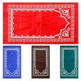 thumbnail image 1 of unbranded 4pcs Portable Travel Prayer Mat Rectangular Polyester for Outdoor Worship and Meditation, 1 of 5