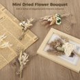 thumbnail image 2 of 24 ramos de flores secas en miniatura, 8 estilos de flores secas para jarrón, flores secas hechas a mano con lazo de cordel, boutonniere de bricolaje para damas de honor de hombres, pequeño ramo de pl, 2 of 5