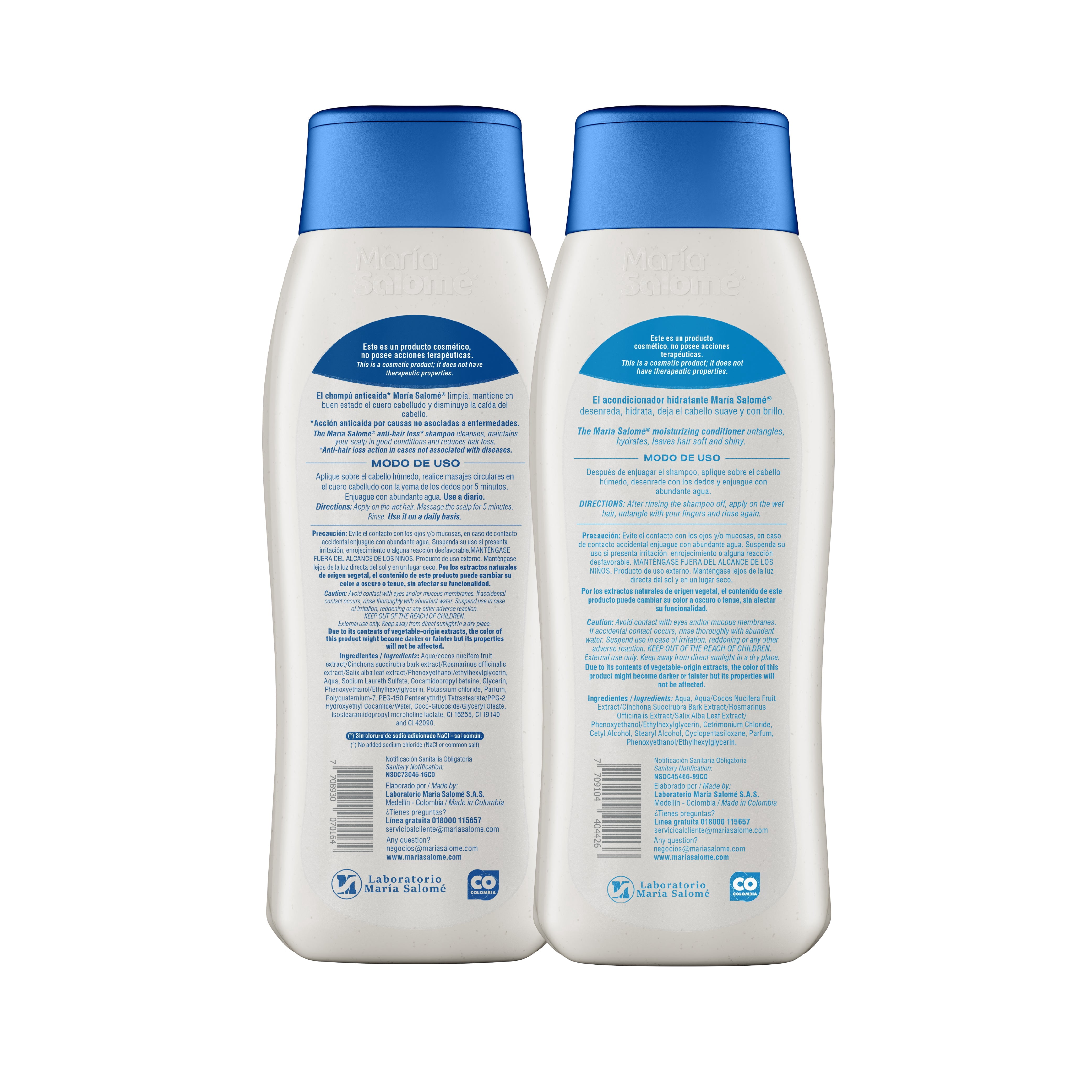 Maria Salome Traditional Hair Loss Prevention Kits (Shampoo+Conditioner)