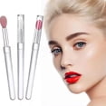 thumbnail image 2 of 1/ 3pcs Portable Sile Lip Brush with Cover Mini Profional Lip Brush M0, 2 of 8