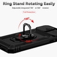 thumbnail image 2 of Estuche GANGXUN para iPhone XR, soporte giratorio 360°, estilo mecánico y magnético, 2 of 5