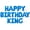 Blue, variant on Letter Balloons - HAPPY BIRTHDAY KING 16" Inch Alphabet Letters Foil Mylar Balloon Birthday Party Banner (Black)