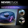 thumbnail image 6 of Shark PowerDetect Self-Empty Robot Vacuum, with NeverStuck & Detect Technologies, Carpets & Hardfloors, HEPA Bagless Base Neutralizes Odors, Pet Friendly, WiFi, RV2820AE, 6 of 15