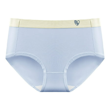 Hipster Panties for Women Cute Cotton High Waist Underwear No Show Quick Dry & Light Breathable Panty Workout Briefs