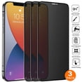 thumbnail image 1 of 1-3 piezas de vidrio templado de privacidad para iPhone 14 13 12 11 Pro XS Max XR protectores de pantalla antiespía para iPhone 7 8 Plus SE2020 Glass Tan Jianjun unisex, 1 of 1