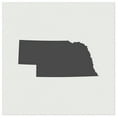 thumbnail image 1 of Nebraska State Silhouette DIY Cookie Wall Craft Stencil - 7.0 Inch, 1 of 5