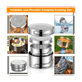 thumbnail image 3 of 11 Piece Stainless Steel Camping Mess Kit, 3 of 5