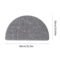 thumbnail image 2 of Door Mat,Bathroom Mat Non Slip Absorb Water Soft Carpets,Comfortable Microfiber Half Moon Bath Mat for Living Room Bedroom Bathroom Kitchen 19.7x31.5inches, 2 of 8
