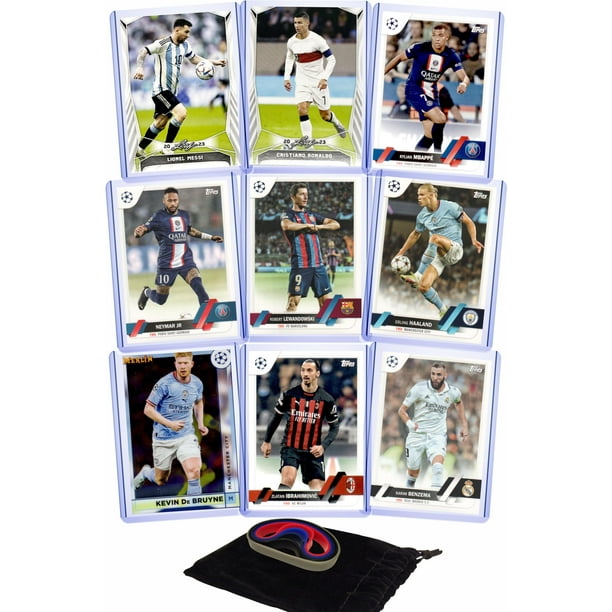 Tarjetas coleccionables de fútbol G.O.A.T Chaser Lionel Messi Cristiano Ronaldo Kylian Mbappe
