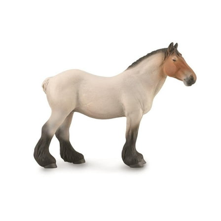 Breyer CollectA 1:18 Scale Model Horse | Dutch Draft Mare Roan
