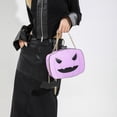thumbnail image 2 of 9178 Bolso calabaza Bolso cruzado hombro color en cosido Bolso pequeño Halloween-PZ20230920006275 Púrpura, 2 of 8
