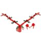 thumbnail image 1 of Guirnalda de flores artificiales para decoración DIY, adorno de rosas, cintas decorativas Estilo D, 1 of 9