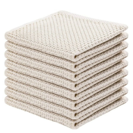 

Kitchen Gadgets Cotton Kitchen Dish Cloths，3-Pack Ultra Soft Absorbent Dish Drying Dish Cloths Kitchen Organization and Storage