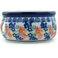 thumbnail image 1 of Polmedia Round Polish Pottery Tulip Berries Heater, 1 of 6