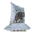 thumbnail image 3 of The Gray Guardian Indoor/Outdoor Pillow in Blue 20x20, 3 of 7