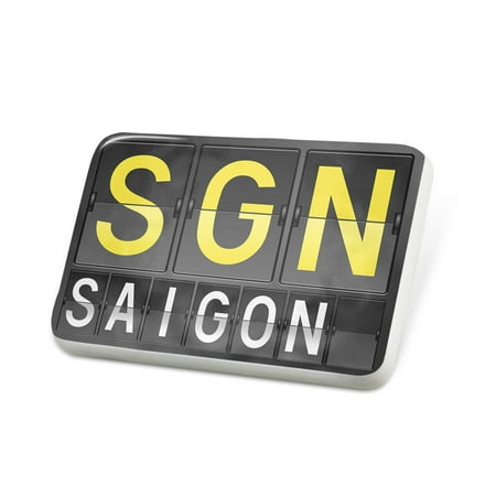 Porcelein Pin SGN Airport Code for Saigon Lapel Badge – NEONBLOND