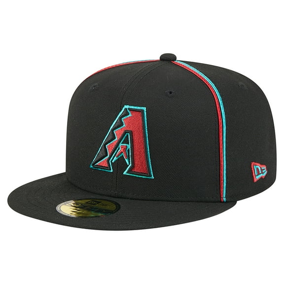 Men's New Era Black Arizona Diamondbacks Soutache 59FIFTY Fitted Hat