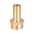 thumbnail image 1 of Unique Bargains Brass Barb Hose Fitting Connector Adapter 10 mm Barbed x 3/8' G Male Pipe, 1 of 4