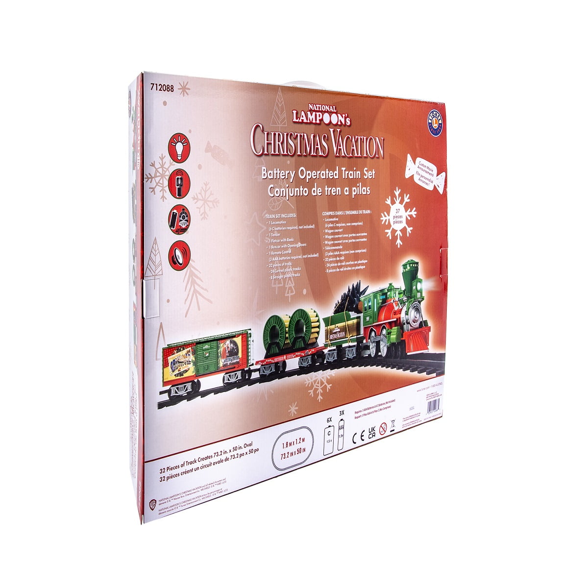 Lionel Warner Bros. National Lampoon's Christmas Vacation Ready to Play Model Train Set
