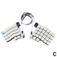 thumbnail image 1 of For Silakka54 Split Keyboard Two-Hand Split Ergonomic Qmk Split Hot-Swappable Vial Left-Hand And Right-Hand Keyboard, 1 of 1