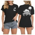 thumbnail image 1 of WEAIXIMIUNG T-Shirt Décontracté à Manches Courtes Col Rond Imprimé Lettre pour Femmes pour la Saint-Valentin, 1 of 3