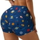 thumbnail image 1 of Fotbe Space Shorts Sin Costuras – Shorts Deportivos de Cintura Alta para Mujer, Elásticos para Gimnasio, Yoga, Running o Ciclismo-Large, 1 of 8