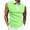 Green, variant on WREESH Men's Fashion Henley Shirts V-Neck Tank Tops Summer Personality Casual Slim Solid Color Sleeveless Turndown Collar Blouse & Shirt Workout Tops White