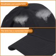 thumbnail image 2 of maskred Women's Ponytail Baseball Cap Washable Hat Sun Protection Girls Cap Baseball Cap No.3, 2 of 5