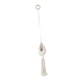thumbnail image 3 of Maceta decorativa de macramé para colgar en interiores, elegante y práctica. Blanco, 3 of 8