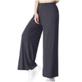 thumbnail image 6 of Wide Leg Pants Women Modal Cotton Soft Casual Lounge Comfy Stretch Sleepwear Workout Gym Yoga Pants with Pockets, 6 of 7