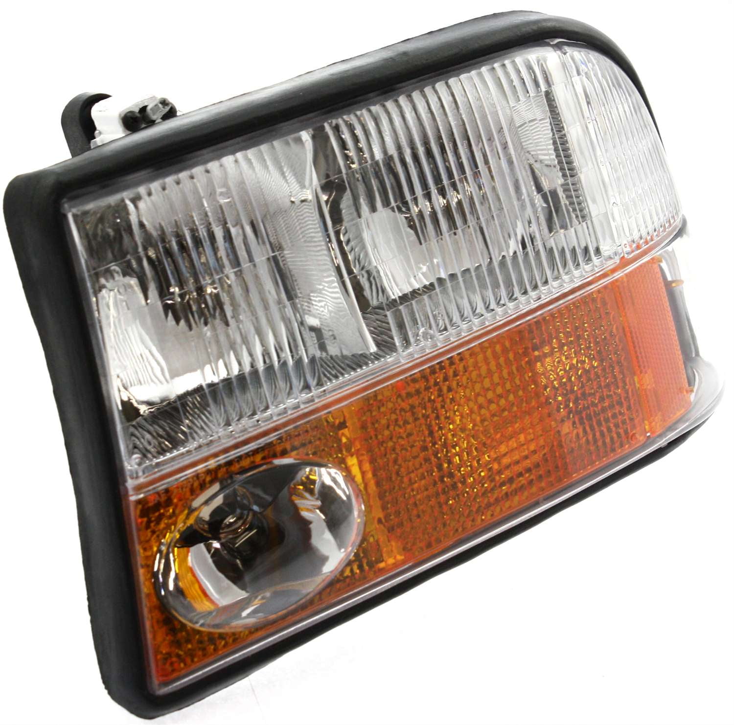 Headlight Compatible With 1998-2004 GMC Sonoma 1998-2001 Oldsmobile Bravada Left Driver Halogen With bulb(s)