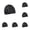 Black 6PCS, variant on Hair Wrap Elastic Crochet Hair Net Soft Breathable Mesh Hair Wrap Net For Silk Hair For Sleeping Long Straight Curly Hair