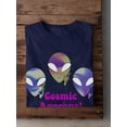 thumbnail image 3 of Alien Cosmic Approval T-Shirt Men -Smartprints Designs, Male Small, 3 of 4
