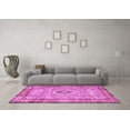 thumbnail image 3 of Ahgly Company Indoor Round Persian Pink Traditional Area Rugs, 6' Round, 3 of 4