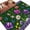 Purple, variant on Spring Flowers Area Rugs 3'x5', Washable Small Throw Rugs for Living Room Bedroom, Purple Boho Farmhouse Botanical Florals Indoor Outdoor Rug Non-Slip Low Pile Carpet Runner Reversible Floor Mats