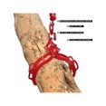 thumbnail image 3 of 28 Inch/32 Inch Log Lifting Tongs With 4 Claw Hook, Claw Hook Log Lifting, Handling, Dragging Carrying Tool, Red, 3 of 5