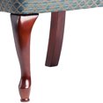 thumbnail image 2 of Solid Birch Blue High - Back Gooseneck Chair / Durable for Home Office Use, 2 of 2