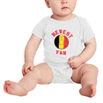 thumbnail image 4 of Newest Belgiu National Soccer Team Fan Cute Baby Bodysuit Romper (White, 12-18 Months), 4 of 5