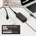 thumbnail image 4 of 65W 19V 3.42A Laptop Computer Charger Replacement for Acer Chromebook AC Adapter Changer, Black, 4 of 8
