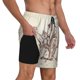 thumbnail image 2 of Fotbe Two Cowboys Riding Horses In The Desert Traje de Baño para Hombre – Shorts de Natación de Secado Rápido con Forro y Bolsillos-Medium, 2 of 6
