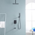 thumbnail image 3 of Kichae  Celling Mounted Waterfall Shower System Rainfall Shower Head and Hand Shower and Tub Spout Oil Rubbed Bronze Oil Rubbed Bronze Finish, 3 of 5