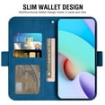 thumbnail image 2 of Asuwish Compatible with OPPO Realme 5 Pro Wallet Case Lanyard Leather Flip Card Holder Stand Wrist Strap Cell Phone Cover for Realme Q Women Men Blue, 2 of 5