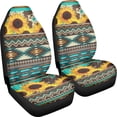 thumbnail image 3 of XYZCANDO 2 Piece Car Seat Covers for car Front Seats Front Seat Cover Washable Waterproof, Vehicle Truck Van Car Seat Covers Front Seats, Sunflowers Style, 3 of 10
