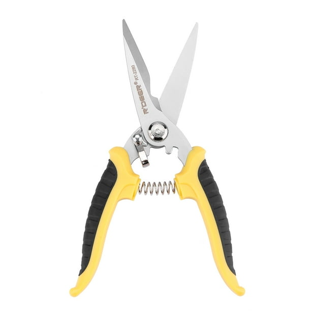 HERCHR Garden Shear, 8inch Stainless Steel Pruning Shears Cutter Home
